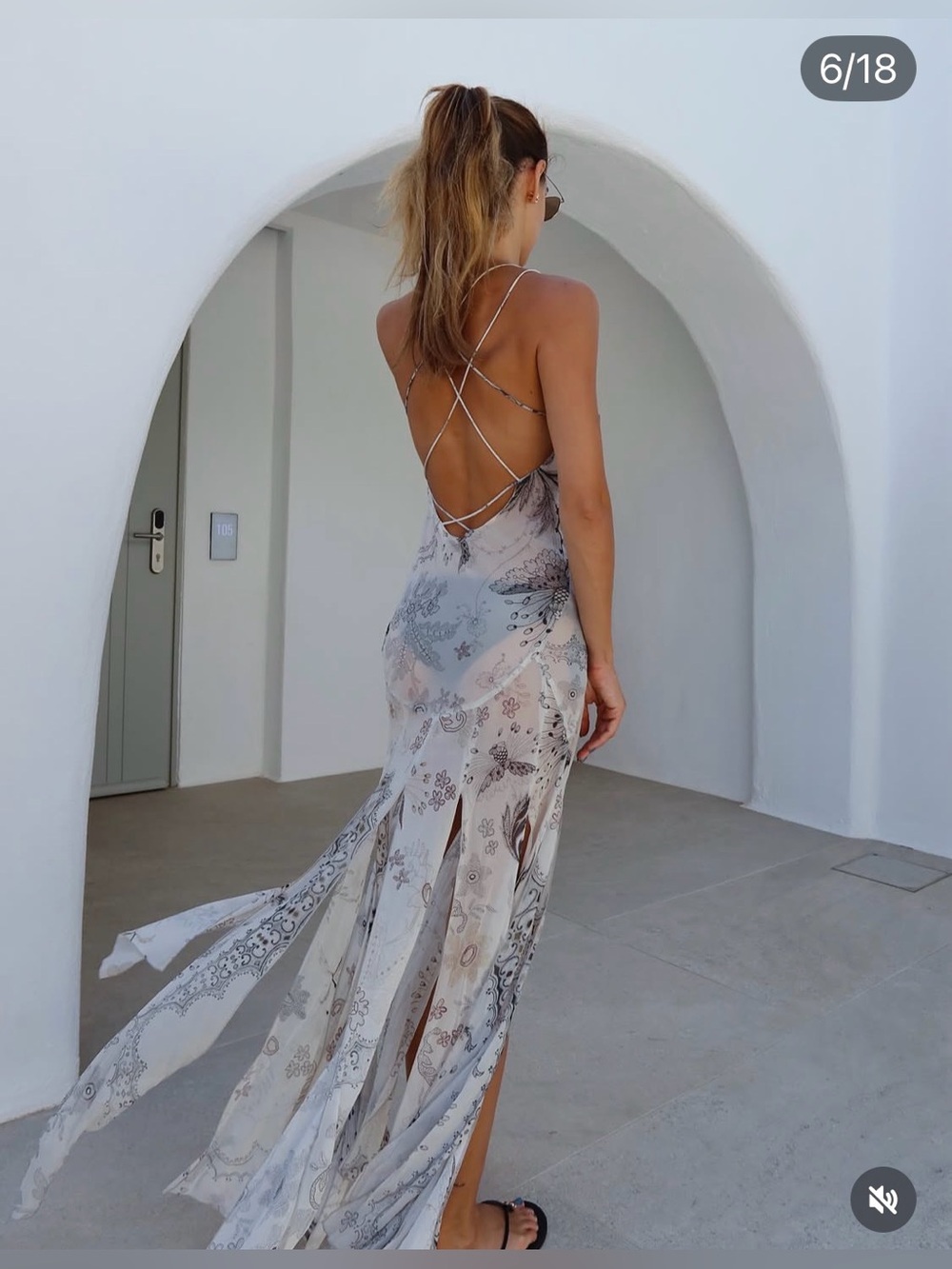 🔥🔥Zara Sleeveless Backless Floral Maxi Dress